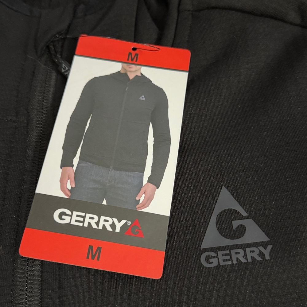 Gerry men’s full zip hoodie size M black NWT